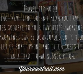 Yourowntrail Travel Tips No 32