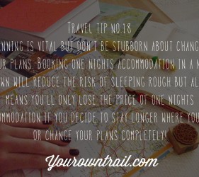 Yourowntrail Travel Tips No 18